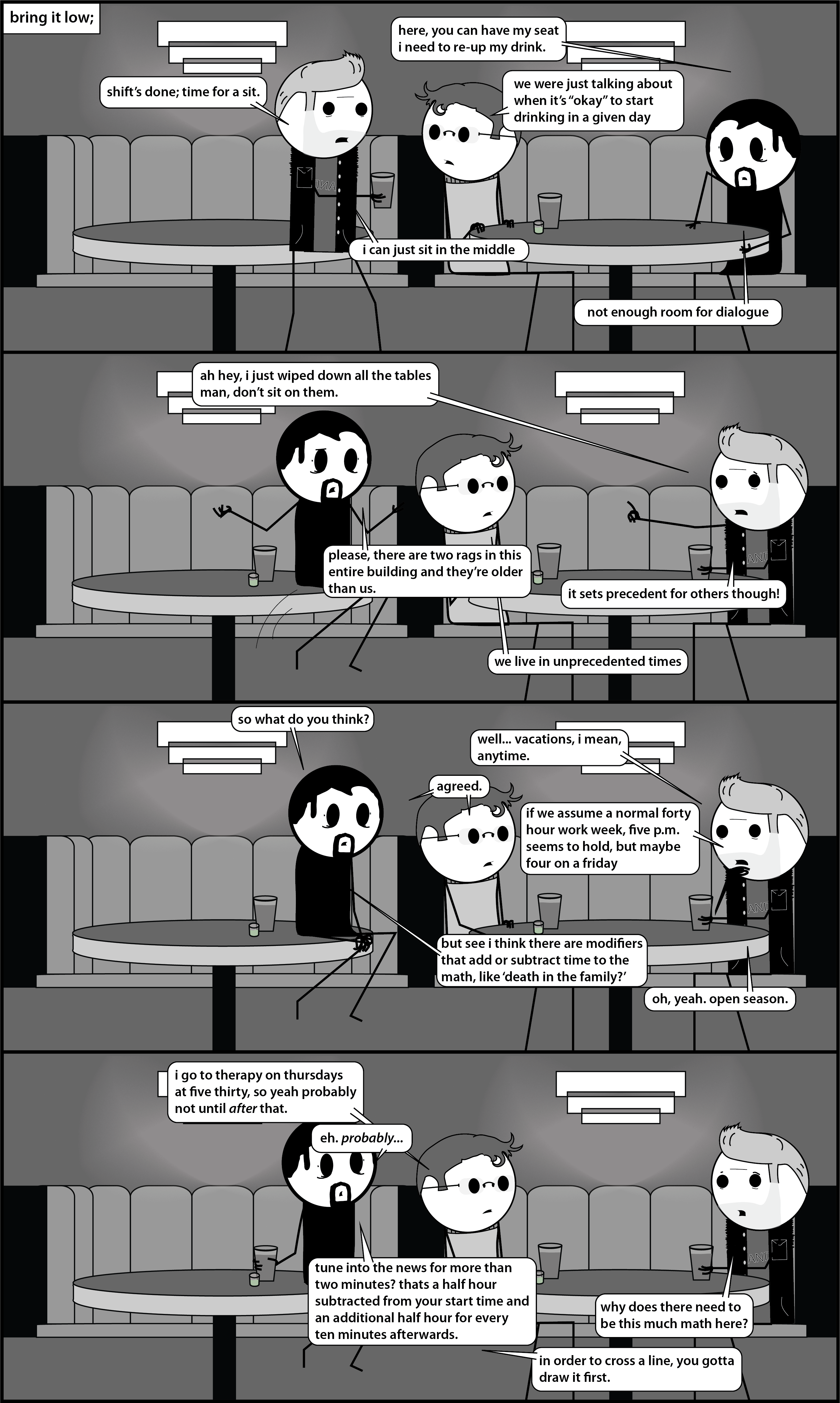 a line that is crossed is a 't.' a line that goes out of it's way to come around and cross itself is a 'P'.